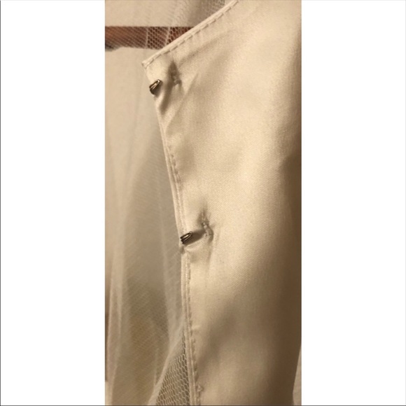 Nina Austin mesh cropped shrug/bomber - Picture 3 of 3